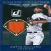 Autograph Warehouse 345115 David Paulino Player Worn Jersey Patch Baseball Card - Houston Astros 2017 Panini Diamond Collection No. DCDP view 1