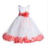 ekidsbridal Rose Petals White Flower Girl Dresses Pageant Dress Baptism Dress 007ss 10 view 1