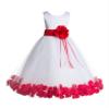 ekidsbridal Rose Petals White Flower Girl Dresses Pageant Dress Baptism Dress 007ss 8 view 1