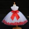 ekidsbridal Rose Petals White Flower Girl Dresses Pageant Dress Baptism Dress 007ss 8 view 2