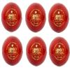 CW League Special Cricket Ball Pack of 12 Match Quality Cricket Ball Red Leather Ball 4 Piece Red Leather Cricket Ball view 1