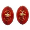 CW Maestro Red Leather Cricket Ball 4Pc Hand Stitch Pack of 12 Weight 156gm Approx view 1