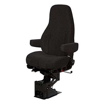 50764.365, Captain Seat - High Back, Black Cloth, w/Arms