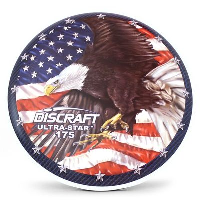 Discraft Supercolor Ultra-Star 175g Ultimate Disc + Free Mini Frisbee + Ultimate Disc Sticker (USA Ultimate Approved) - Eagle