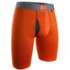 2UNDR Mens Power Shift 9" Boxer Long Leg Underwear Orange view 1