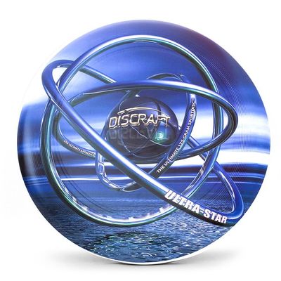 Discraft Supercolor Ultra-Star 175g Ultimate Disc + Free Mini Frisbee + Ultimate Disc Sticker (USA Ultimate Approved) - Blue Orb