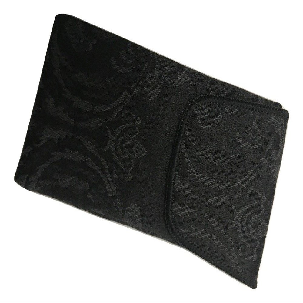 Rio Double quilt Cloth Eyeglass Case ! (Black)