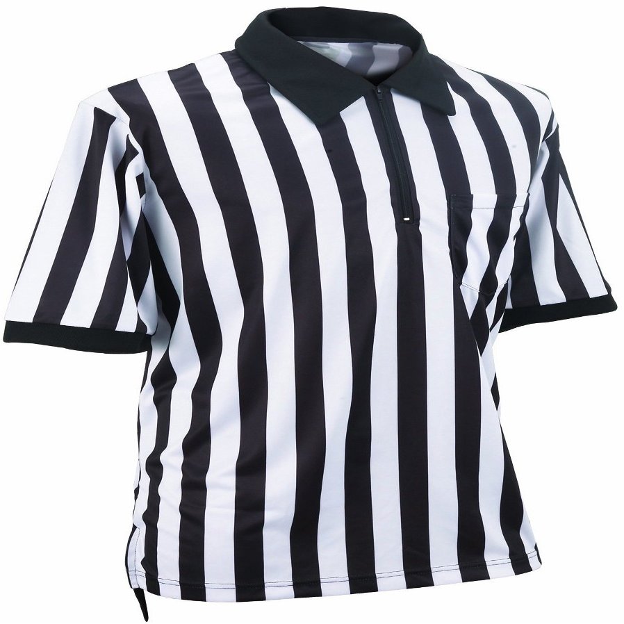 Smitty Lacrosse Officials Mesh Short Sleeve Shirt (3X-Large) Black White