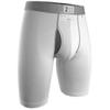 2UNDR Mens Power Shift 9" Boxer Long Leg Underwear (White, 3X-Large) view 1