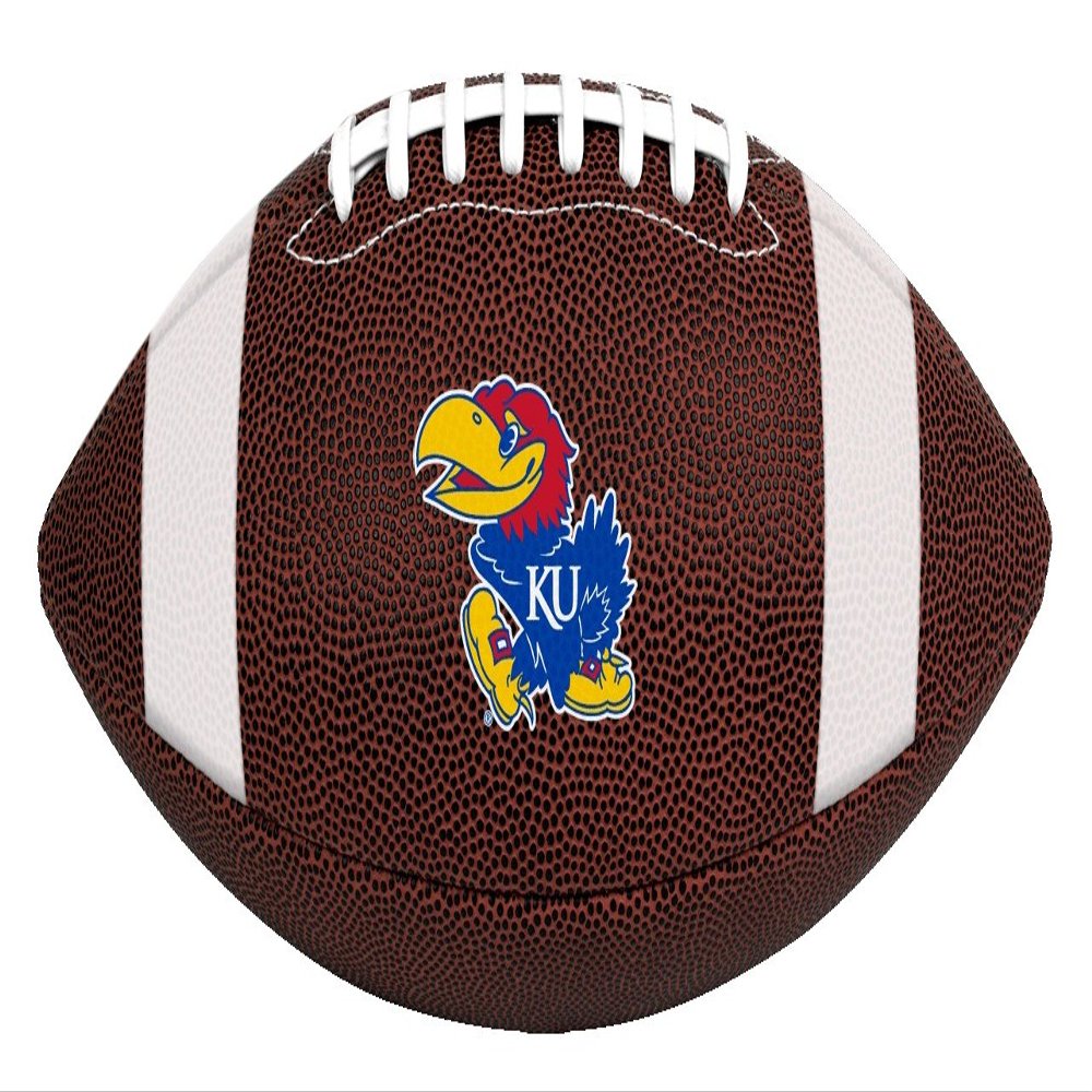 Rawlings Official NCAA Air It Out Gametime Football, Youth Size, University of Kansas Jayhawks