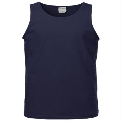 Youstar Basic Solid Sleeveless Round Neck Tank Top Navy M