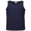 Youstar Basic Solid Sleeveless Round Neck Tank Top Navy M view 1