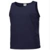 Youstar Basic Solid Sleeveless Round Neck Tank Top Navy M view 3