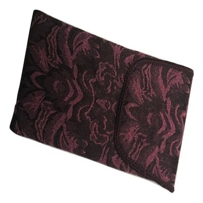 Rio Double quilt Cloth Eyeglass Case ! (Burgundy)