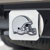 Cleveland Browns NFL Chrome Metal Hitch Cover with 3D Chrome Team Logo by FANMATS - Unique Molded Design  Easy Installation on Truck, SUV, Car - Ideal Gift for Die Hard Football Fan view 3