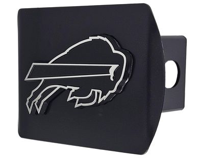 Buffalo Bills NFL Metal Hitch Cover with 3D Colored Team Logo by FANMATS - Unique Molded Design Easy Installation on Truck, SUV, Car - Ideal Gift for Die Hard Football Fan