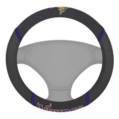 FANMATS 21559 Minnesota Vikings Embroidered Steering Wheel Cover