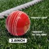 CW Spin Red Cricket Balls Set Poly Soft Synthetic Balls 110gm Aprox for Boys Youth Adult Training & Practice view 3