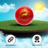 CW Spin Red Cricket Balls Set Poly Soft Synthetic Balls 110gm Aprox for Boys Youth Adult Training & Practice view 4