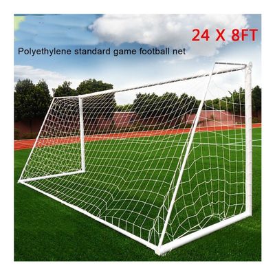 Football Net 24 x 8FT PE Soccer Goal Post Nets Full Size Sports Training Match