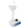 SereneLife Portable Camping Sink with 19L (5+ Gallon) Water Tank, Hands-Free Foot Pump, Soap Dispenser & Towel Holder, Compact Design with Carry Handle  Perfect for Camping, Worksites, Outdoors view 1