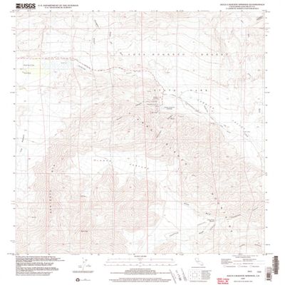 YellowMaps Agua Caliente Springs CA topo map, 1:24000 Scale, 7.5 X 7.5 Minute, Historical, 1997, Updated 2003, 26.8 x 22 in - Tyvek