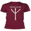 Burzum Men's Rune (Maroon) T-Shirt Small Red view 3