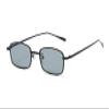 FEISEDY Vintage Small Rectangle Sunglasses Women Men Retro Trendy Square Metal Frame Sun Glasses B2295 view 1