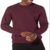 Amazon Essentials Men's Crewneck Fleece Sweatshirt, Burgundy, X-Large view 1