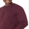 Amazon Essentials Men's Crewneck Fleece Sweatshirt, Burgundy, X-Large view 4