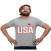 5X-Large Oxford Mens USA National Pride T-Shirt view 2