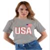 5X-Large Oxford Mens USA National Pride T-Shirt view 3