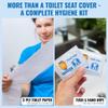 The Restroom Kit, 12 Pack Portable Disposable Toilet Seat Cover for Travel view 4