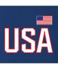Go All Out Large Royal Mens USA National Pride Sweatshirt Crewneck view 4