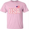 3X-Large Pink Mens USA National Pride T-Shirt view 1