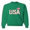 Go All Out 3X-Large Kelly Mens USA National Pride Sweatshirt Crewneck view 1