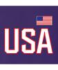 Go All Out Medium Purple Mens USA National Pride Sweatshirt Crewneck view 4