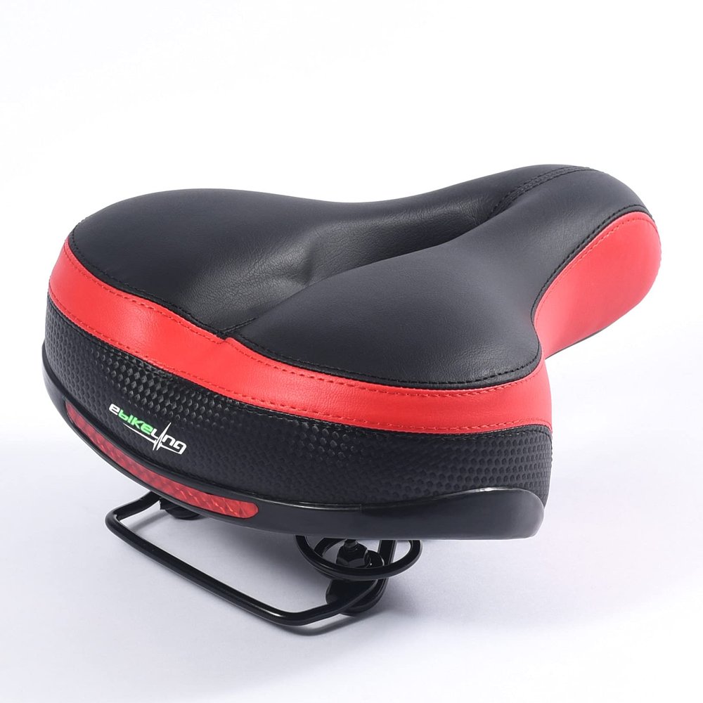 eBikeling Bike Seat/Bicycle Seat - Bicycle Seats for Comfort Men and Women- Bike Seats for Men & Women - Padded and Shock Absorbing for Comfort Bike Seat - Durable Bike Seat Cushion for Men & Women