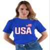 5X-Large Royal Mens USA National Pride T-Shirt view 3
