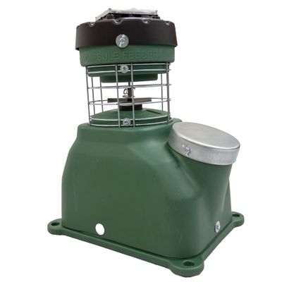 Capsule Feeder Game Feeder with 100LB Capacity, 360-Degree Broadcast Hunting Game Feeder