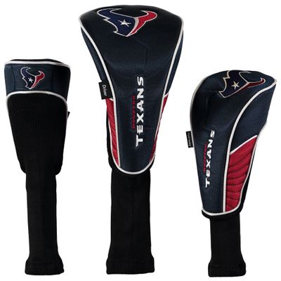Team Effort Houston Texans Driver Fairway Hybrid Set of Three Headcovers
