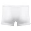 MSemis Mens Ice Silk Underwear Trunks Seamless Transparent Pouch Boxer Briefs Underpants White XX-Large view 2