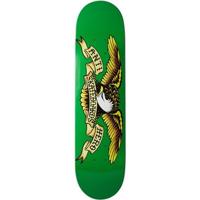 Anti-Hero Classic Eagle Skateboard Deck - Green - 7.81" - With Green Griptape