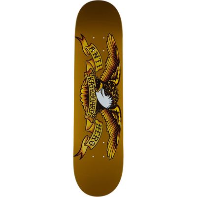 Anti-Hero Classic Eagle Skateboard Deck - Tan - 8.06" - With Clear Griptape