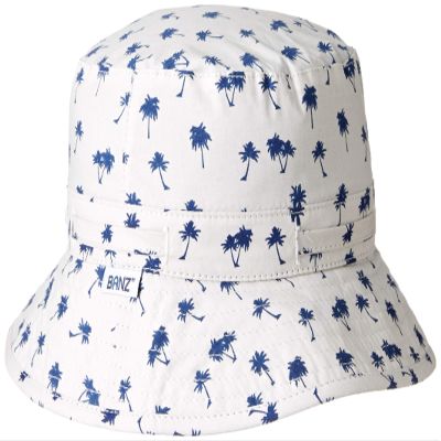 Baby Banz boys bucket hats, Dark Palm Tree, 4-6 Years US