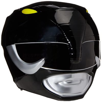 Disguise Men's Black Ranger Adult Helmet, Black, One Size Adult