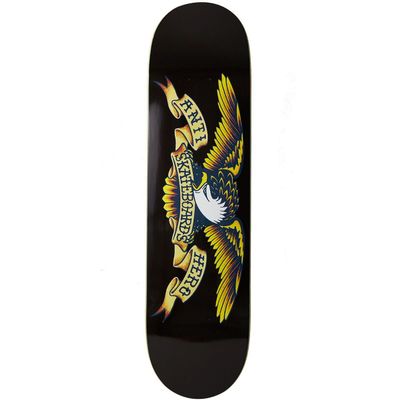 Anti-Hero Classic Eagle Skateboard Deck - Black - 8.125" - With Black Griptape