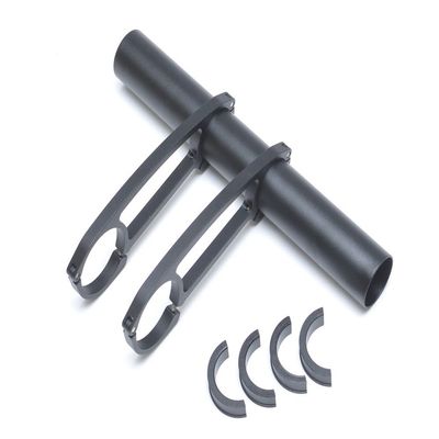 KCNC Lightweight Aluminum CNC Cycle Computer Mount Extension Bull Mount Width 7.5 in (190 mm) Compatible Handle Diameter 1.2/1 in (31.8/25.4 mm)