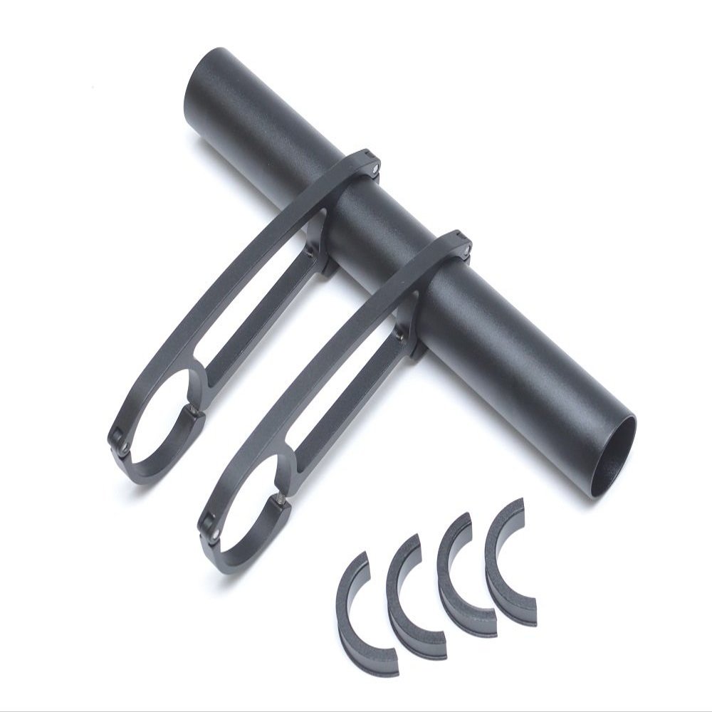 KCNC Lightweight Aluminum CNC Cycle Computer Mount Extension Bull Mount Width 7.5 in (190 mm) Compatible Handle Diameter 1.2/1 in (31.8/25.4 mm)