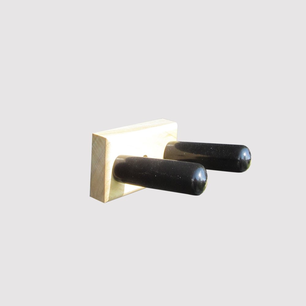 KR Ideas Standard Vertical Samurai Sword Wall Mount (Made in The USA) (Poplar)